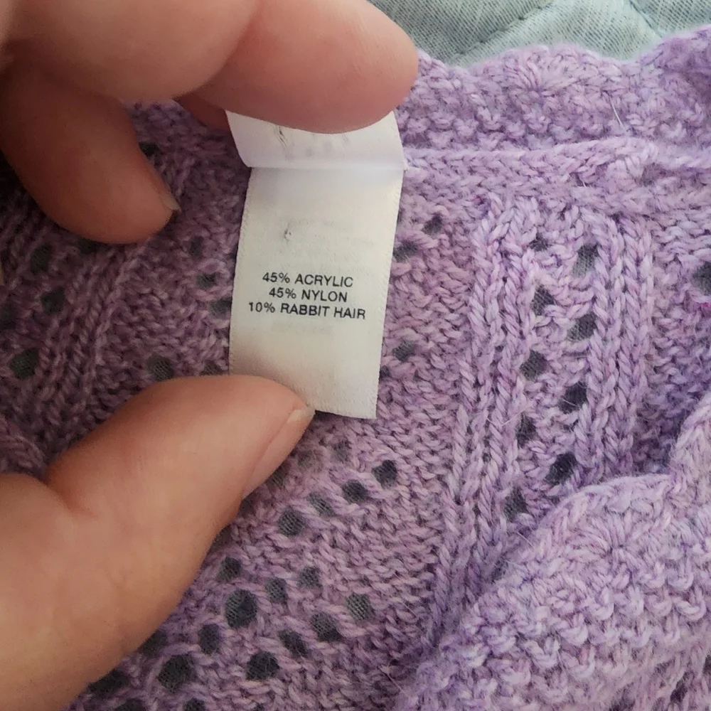 Gap 12-18 month lavender cardigan sweater